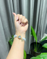 Personalised Icy Frost Polki Charm Rakhi/Bracelet