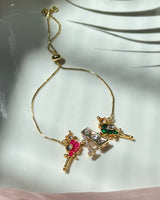 Personalised Bird Kundan Bracelet