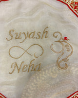 Om and ganesh personalised thali cover