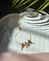 Personalised Bird Kundan Bracelet