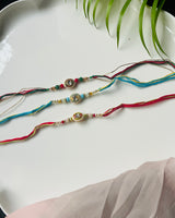 Colors of tradition rakhi set of 3