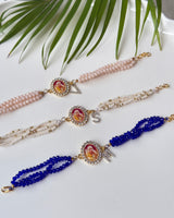 Personalised guruji studded bracelet