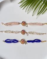 Personalised guruji studded bracelet