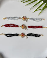 Personalised guruji studded bracelet