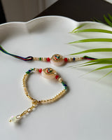 Peacock Rakhi lumba set of 2