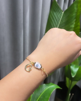Personalised Celestial evil eye bracelet