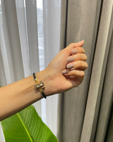 Black Thread personalised Kundan Rakhi