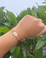 Red Celestial Evil Eye Thread Rakhi