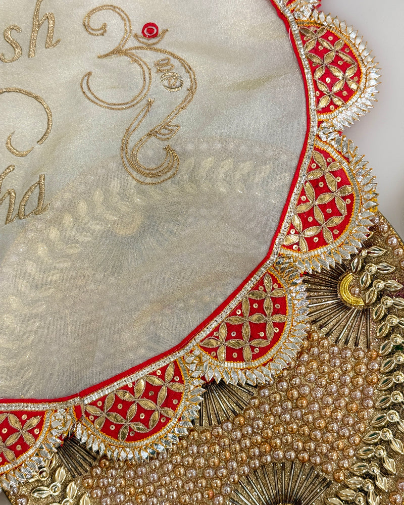 Om and ganesh personalised thali cover