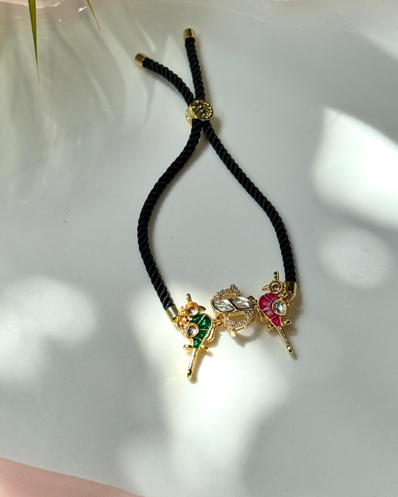 Personalised Bird Kundan Rakhi