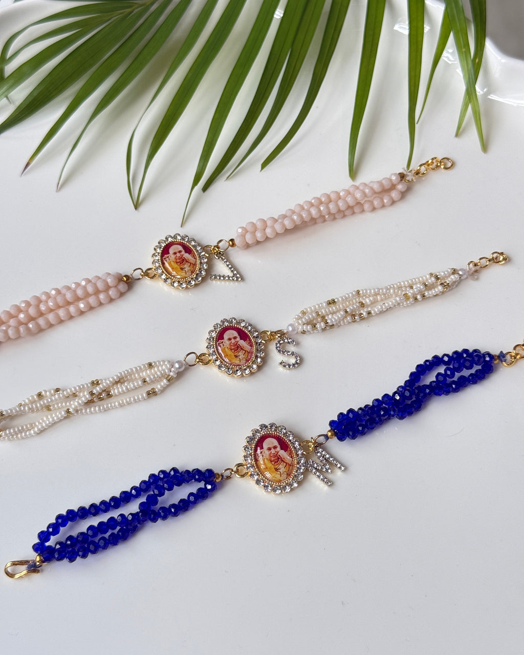 Personalised guruji studded bracelet