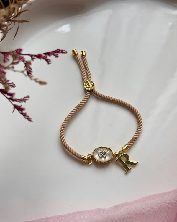 Personalised Om Blessings Rakhi/Bracelet