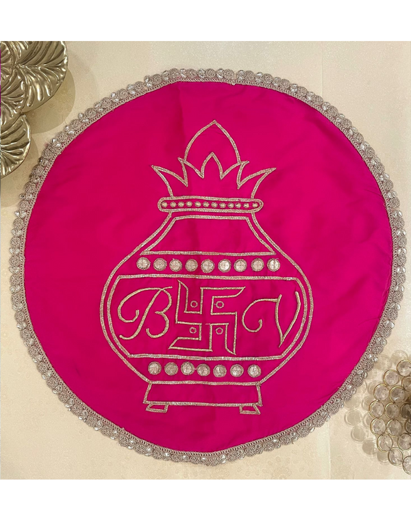 Personalised kalash karwachauth thali cover